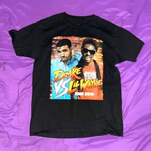 Vintage drake vs lil Wayne t shirt